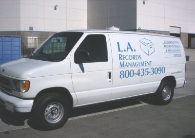 LA Records Van